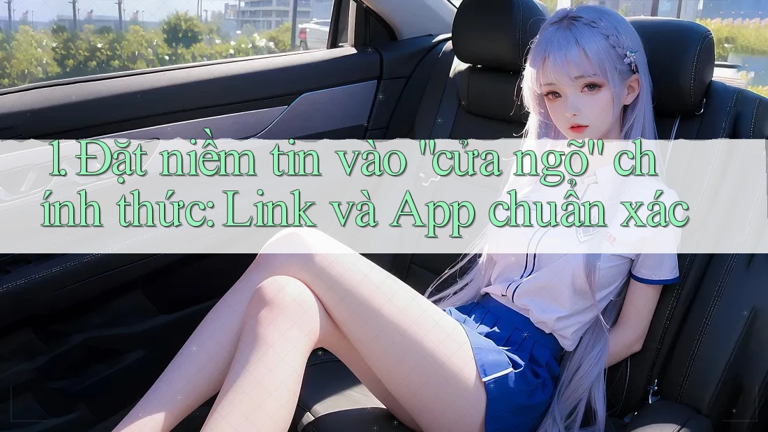 1. Đặt niềm tin vào “cửa ngõ” chính thức: Link và App chuẩn xác 1. Đặt niềm tin vào “cửa ngõ” chính thức: Link và App chuẩn xác