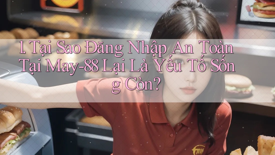 1. Tại Sao Đăng Nhập An Toàn Tại May-88 Lại Là Yếu Tố Sống Còn?