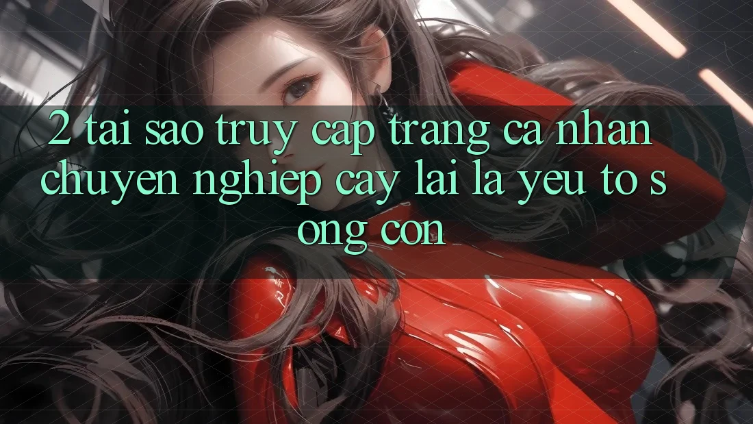 2. Tại Sao “Truy cập trang cá nhân Chuyên nghiệp cậy” Lại Là Yếu Tố Sống Còn? 2. Tại Sao “Truy cập trang cá nhân Chuyên nghiệp cậy” Lại Là Yếu Tố Sống Còn?