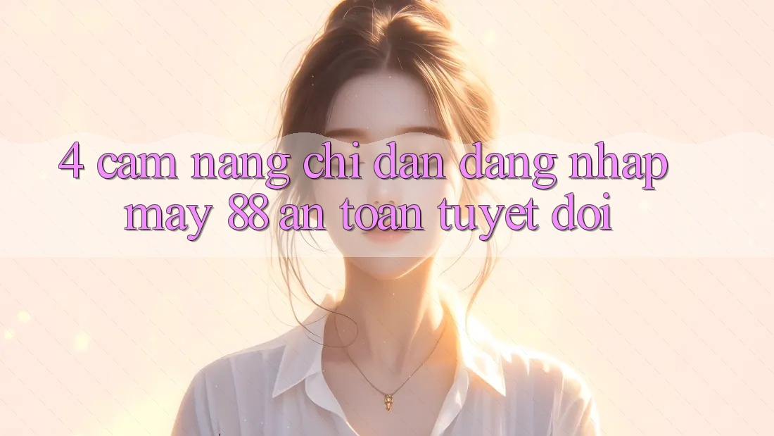 4. Cẩm nang Chỉ dẫn Đăng Nhập May-88 An Toàn Tuyệt Đối