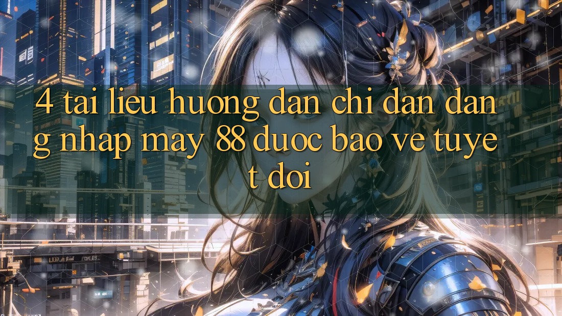 4. Tài liệu hướng dẫn Chỉ dẫn Đăng Nhập May-88 Được bảo vệ Tuyệt Đối