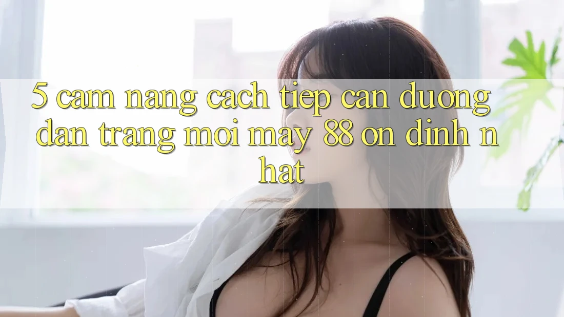 5. Cẩm nang Cách Tiếp Cận Đường dẫn Trang Mới May-88 Ổn định Nhất 5. Cẩm nang Cách Tiếp Cận Đường dẫn Trang Mới May-88 Ổn định Nhất