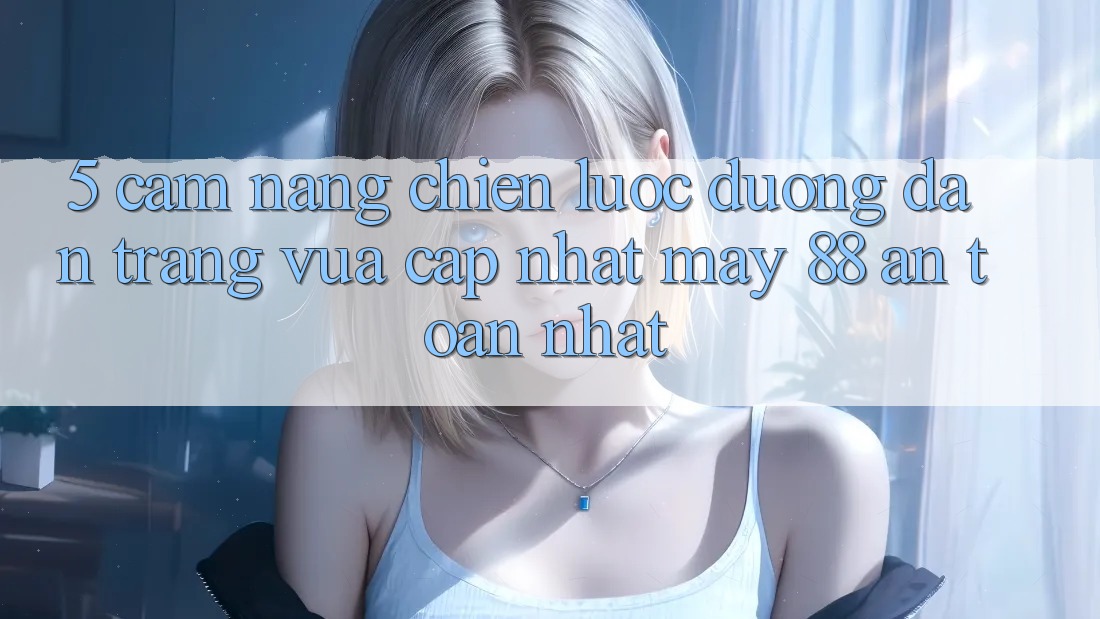 5. Cẩm nang Chiến lược Đường dẫn Trang Vừa cập nhật May-88 An Toàn Nhất