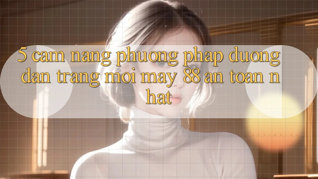 5. Cẩm nang Phương pháp Đường dẫn Trang Mới May-88 An Toàn Nhất 5. Cẩm nang Phương pháp Đường dẫn Trang Mới May-88 An Toàn Nhất