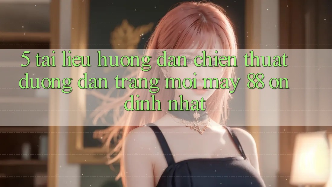 5. Tài liệu hướng dẫn Chiến thuật Đường dẫn Trang Mới May-88 Ổn định Nhất 5. Tài liệu hướng dẫn Chiến thuật Đường dẫn Trang Mới May-88 Ổn định Nhất