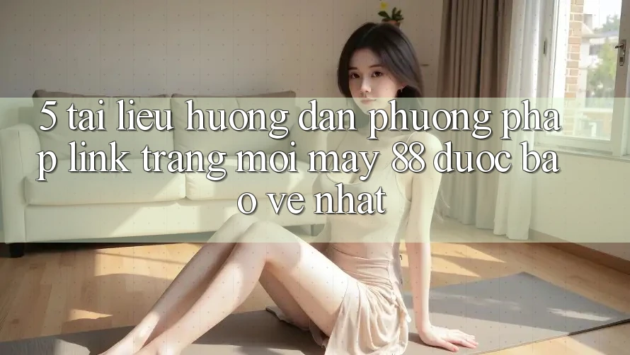 5. Tài liệu hướng dẫn Phương pháp Link Trang Mới May-88 Được bảo vệ Nhất 5. Tài liệu hướng dẫn Phương pháp Link Trang Mới May-88 Được bảo vệ Nhất