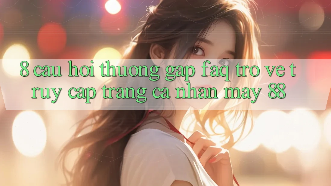 8. Câu Hỏi Thường Gặp (FAQ) Trở về Truy cập trang cá nhân May-88 8. Câu Hỏi Thường Gặp (FAQ) Trở về Truy cập trang cá nhân May-88