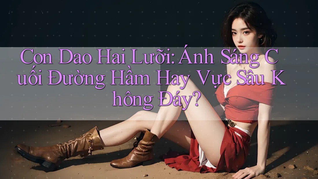 Con Dao Hai Lưỡi: Ánh Sáng Cuối Đường Hầm Hay Vực Sâu Không Đáy?