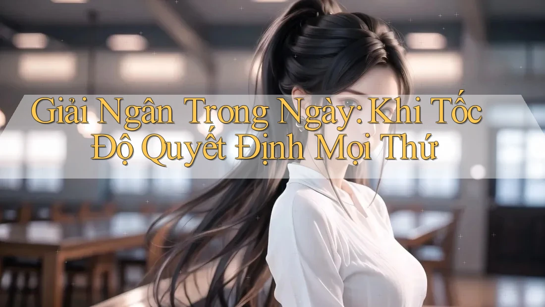Giải Ngân Trong Ngày: Khi Tốc Độ Quyết Định Mọi Thứ Giải Ngân Trong Ngày: Khi Tốc Độ Quyết Định Mọi Thứ