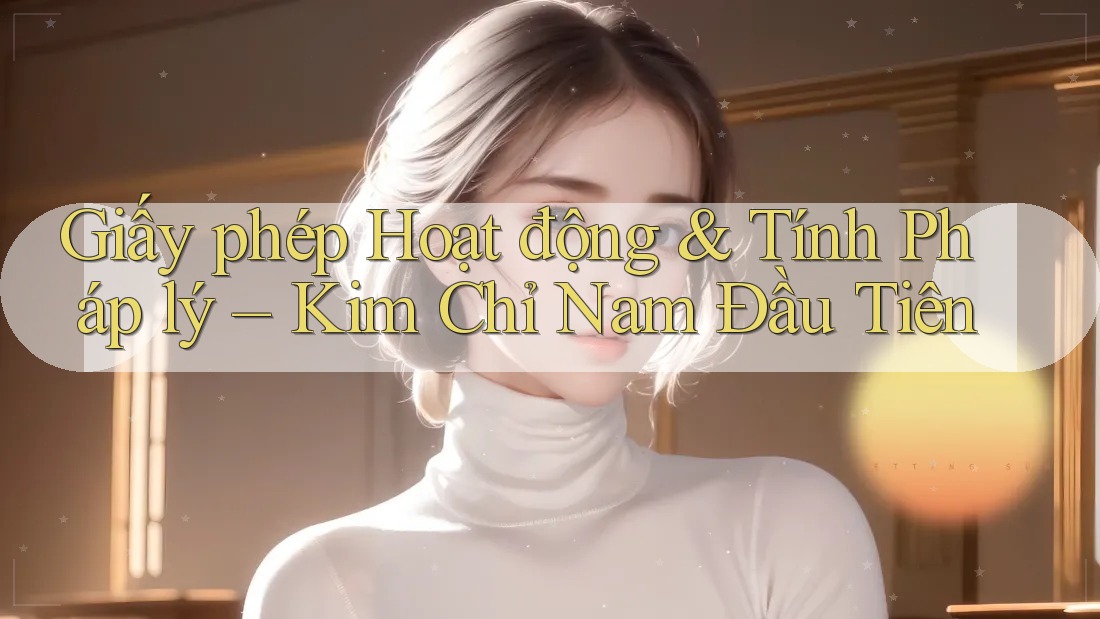 Giấy phép Hoạt động & Tính Pháp lý – Kim Chỉ Nam Đầu Tiên