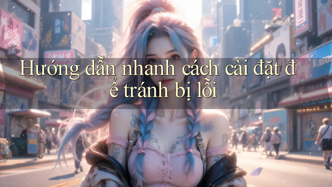 Hướng dẫn nhanh cách cài đặt để tránh bị lỗi