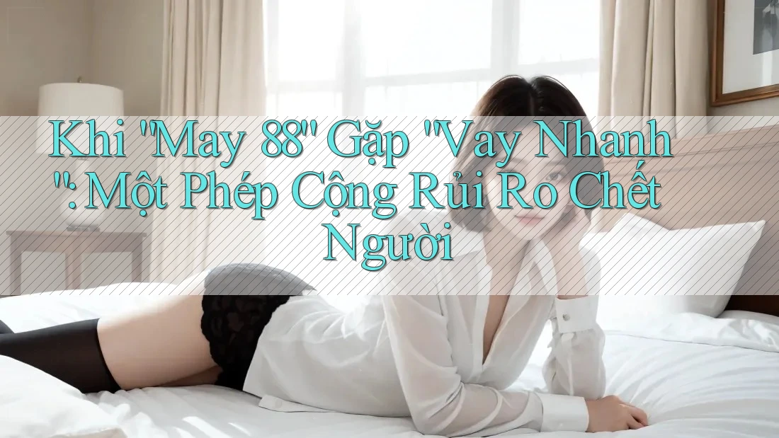 Khi “May 88” Gặp “Vay Nhanh”: Một Phép Cộng Rủi Ro Chết Người Khi “May 88” Gặp “Vay Nhanh”: Một Phép Cộng Rủi Ro Chết Người