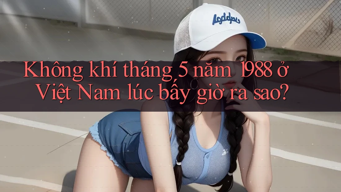 Không khí tháng 5 năm 1988 ở Việt Nam lúc bấy giờ ra sao?