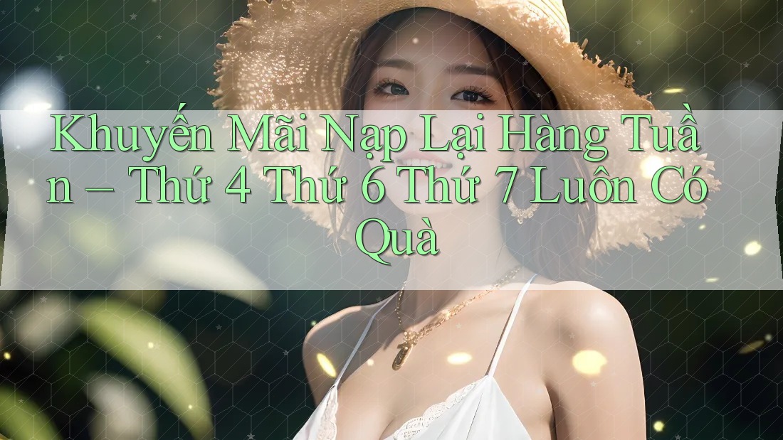 Khuyến Mãi Nạp Lại Hàng Tuần – Thứ 4 Thứ 6 Thứ 7 Luôn Có Quà Khuyến Mãi Nạp Lại Hàng Tuần – Thứ 4 Thứ 6 Thứ 7 Luôn Có Quà