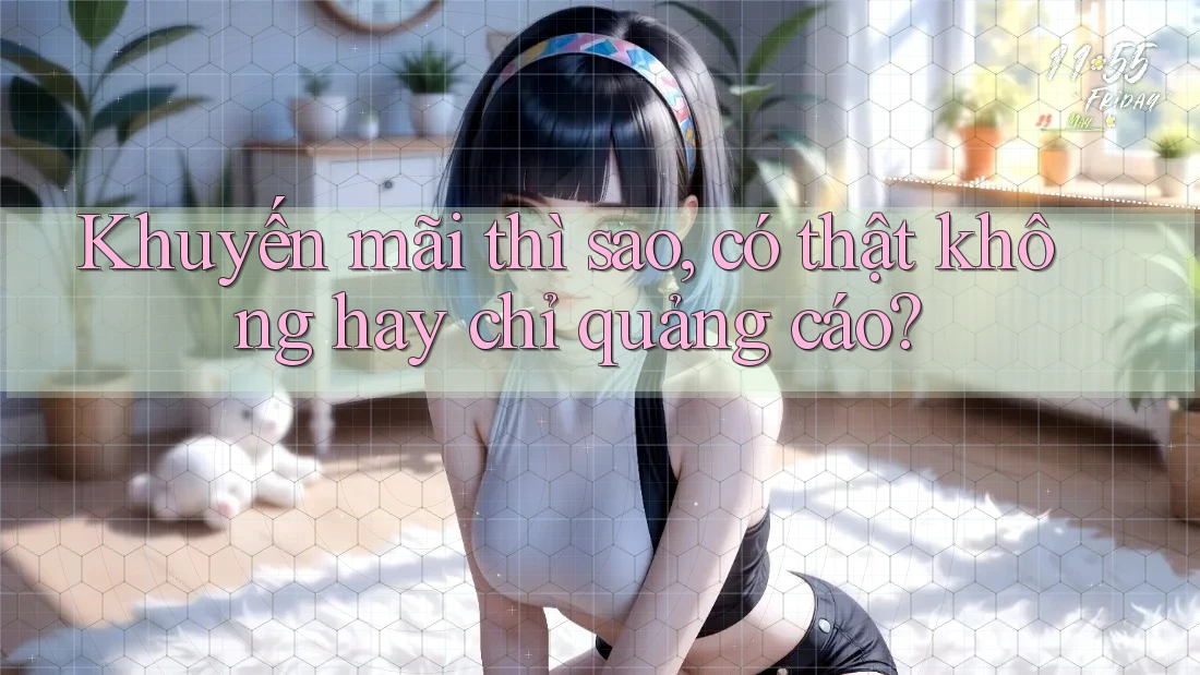 Khuyến mãi thì sao? Có thật không hay chỉ quảng cáo? Khuyến mãi thì sao? Có thật không hay chỉ quảng cáo?