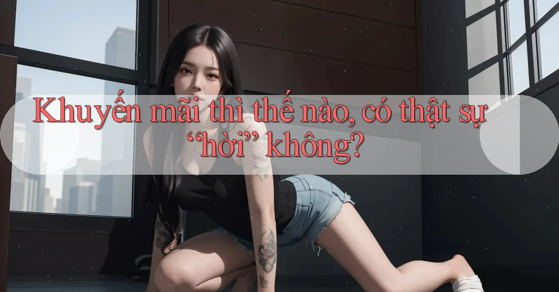 Khuyến mãi thì thế nào, có thật sự “hời” không?