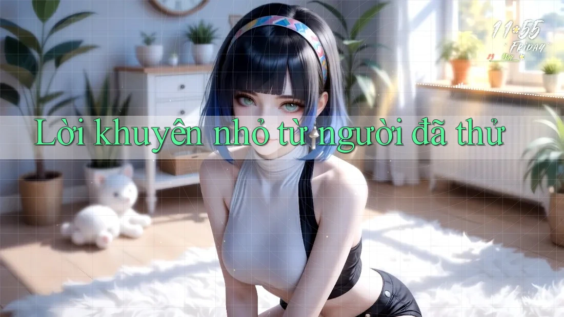 Lời khuyên nhỏ từ người đã thử