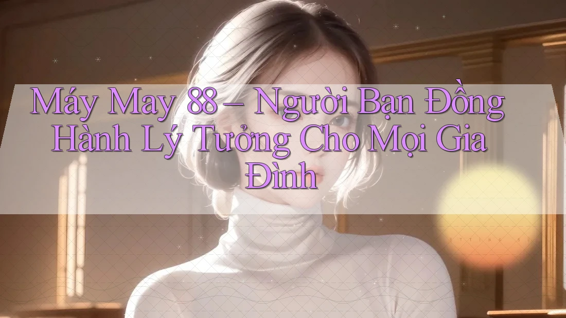 Máy May 88 – Người Bạn Đồng Hành Lý Tưởng Cho Mọi Gia Đình