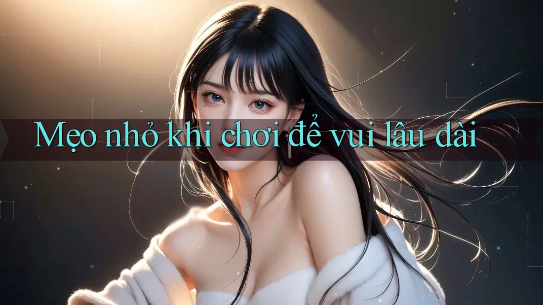 Mẹo nhỏ khi chơi để vui lâu dài