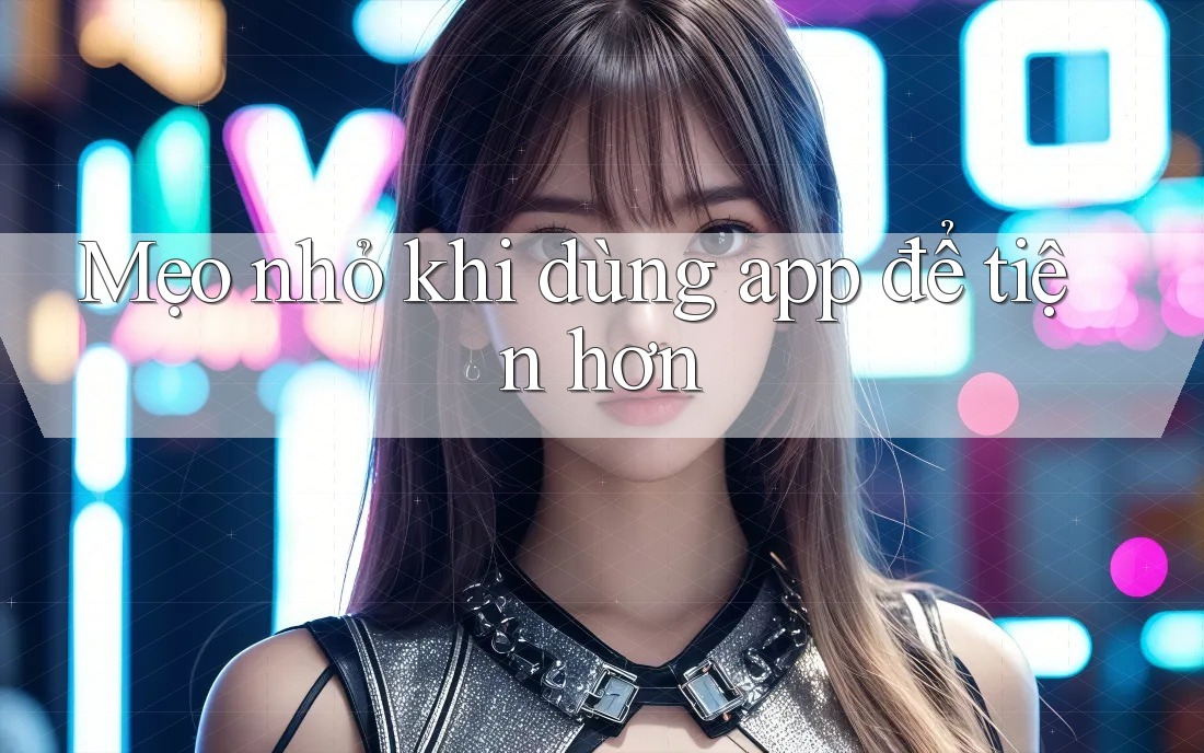 Mẹo nhỏ khi dùng app để tiện hơn Mẹo nhỏ khi dùng app để tiện hơn