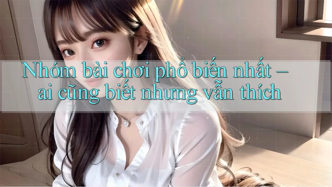 Nhóm bài chơi phổ biến nhất – ai cũng biết nhưng vẫn thích