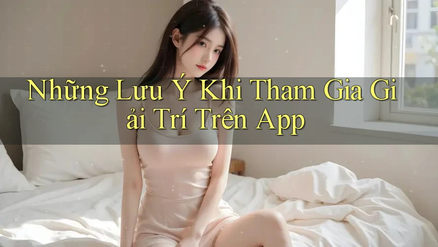 Những Lưu Ý Khi Tham Gia Giải Trí Trên App Những Lưu Ý Khi Tham Gia Giải Trí Trên App