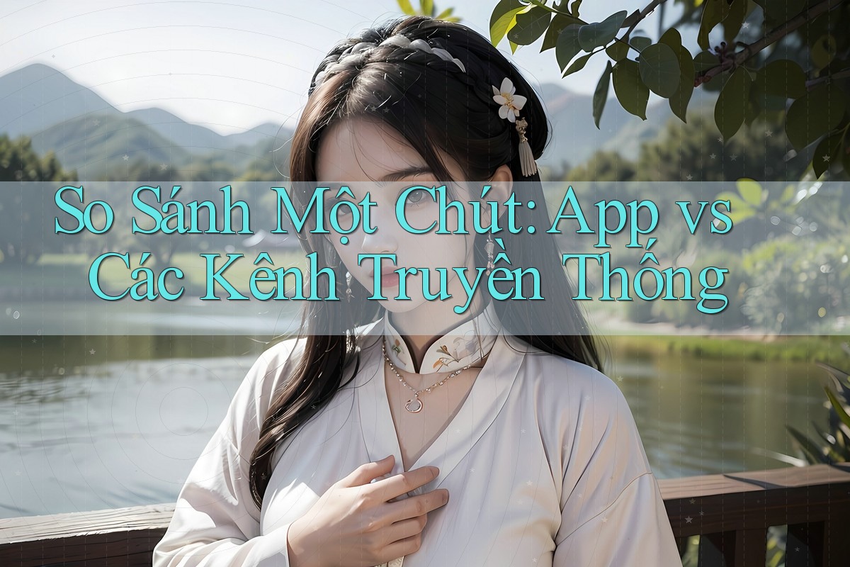 So Sánh Một Chút: App vs Các Kênh Truyền Thống
