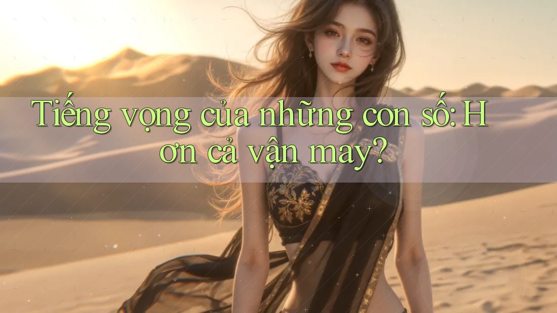 Tiếng vọng của những con số: Hơn cả vận may?