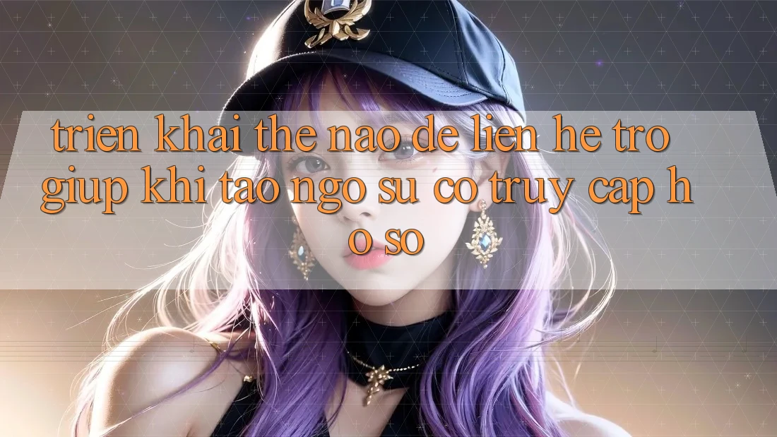 Triển khai thế nào để liên hệ trợ giúp khi tao ngộ sự cố truy cập hồ sơ?